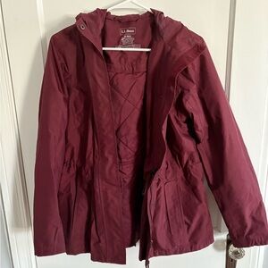 LL Bean rain jacket